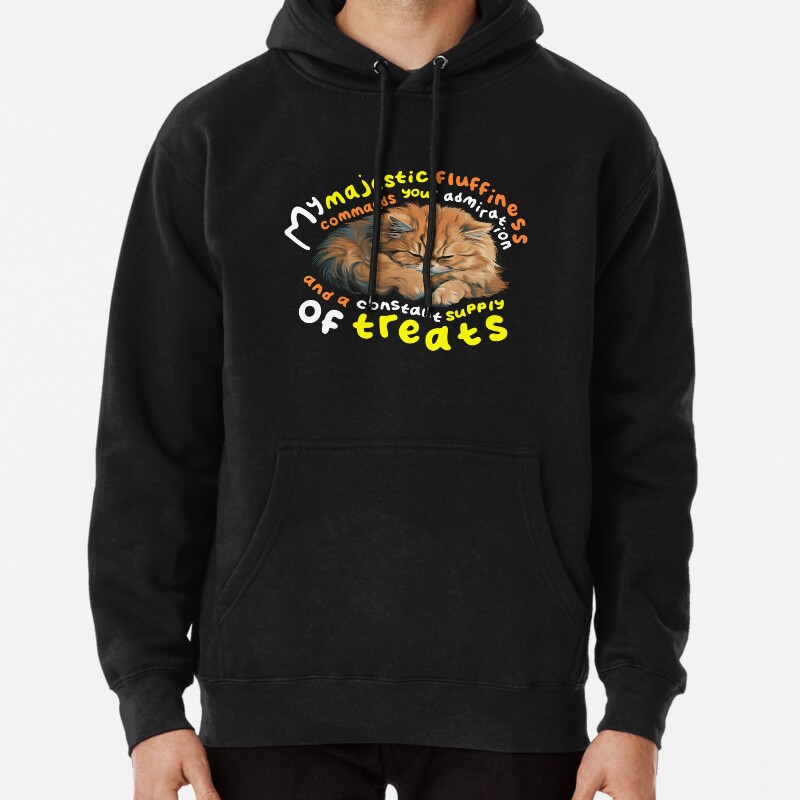 Funny Cute Persian Cat - Persian Cat Lover Quote Pullover Hoodie