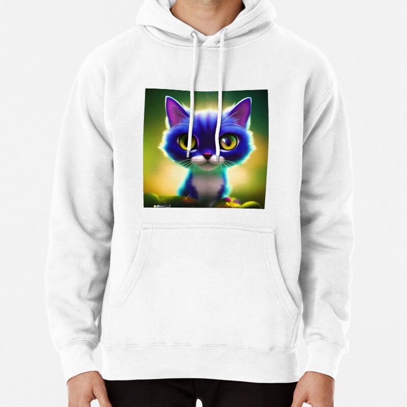 Cute Cat Miaw 357 Pullover Hoodie