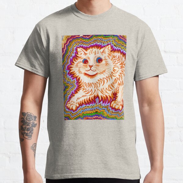 Kaleidoscope Cats III by Louis Wain Classic T-Shirt
