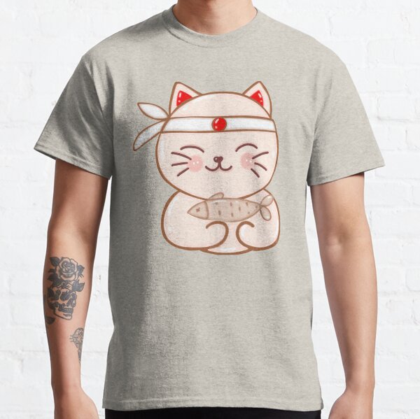 Lucky Samurai Cat Classic T-Shirt