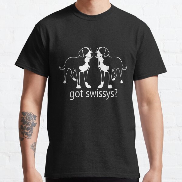 Got Swissys?,Greater Swiss Mountain Dog,NickerStickers on Redbubble Classic T-Shirt