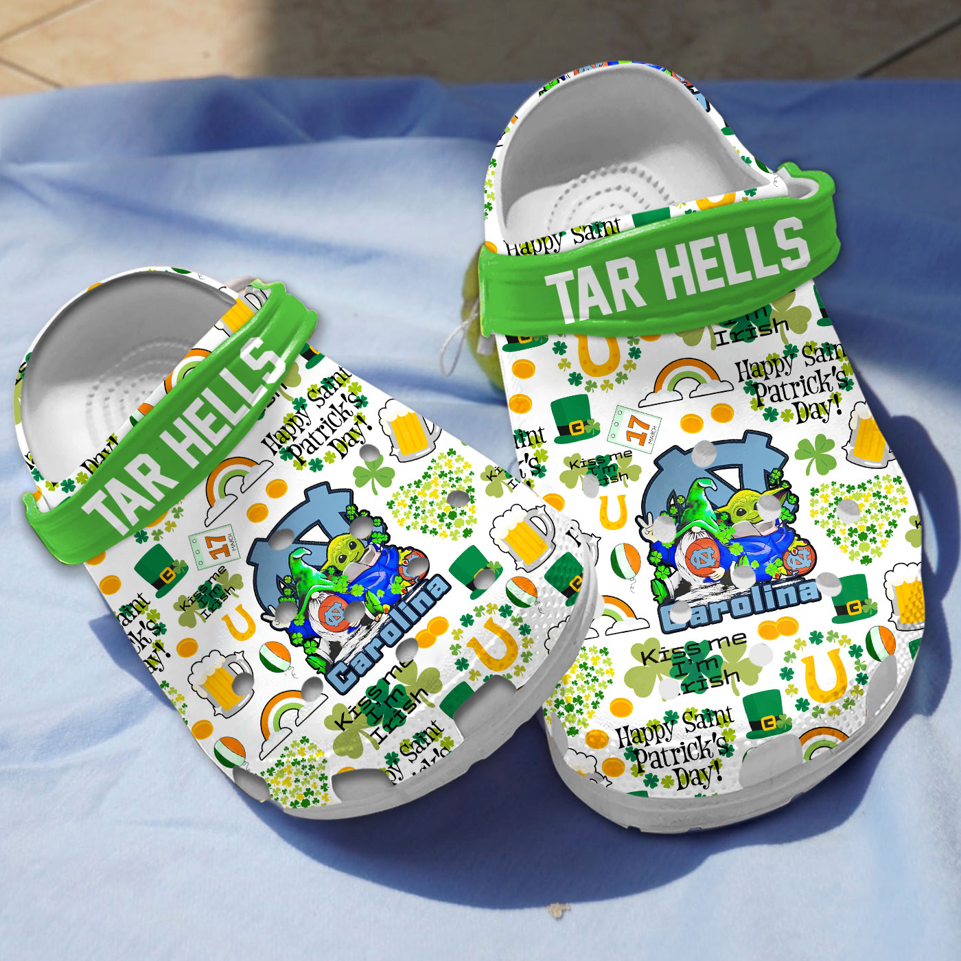Cool Stylish Shoes Yoda St. Patrick Day, Cool Stylish Crocs Clogs