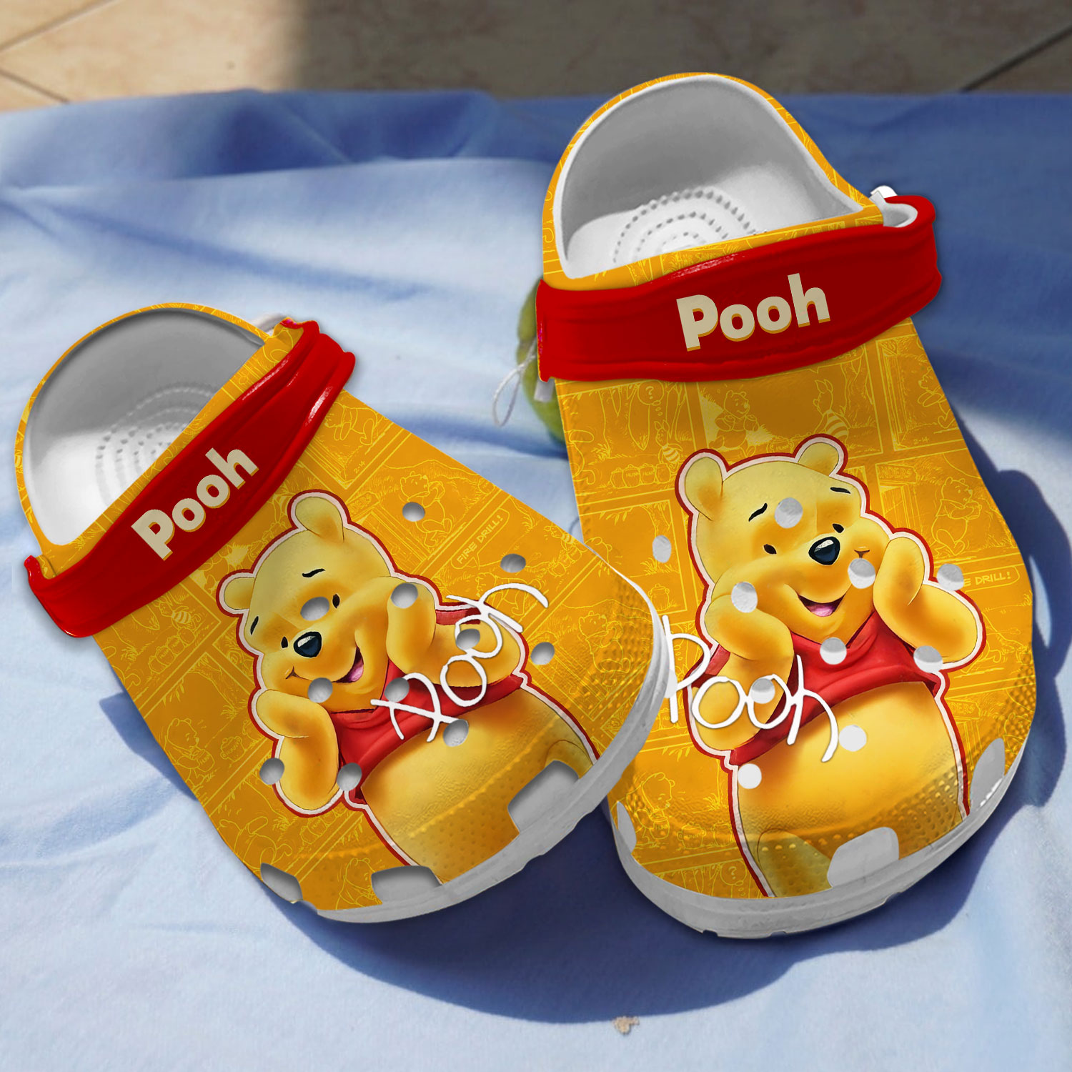 Cute Winnie The Pooh, Cute Winnie Crocs For Men Women And Kids Clogs