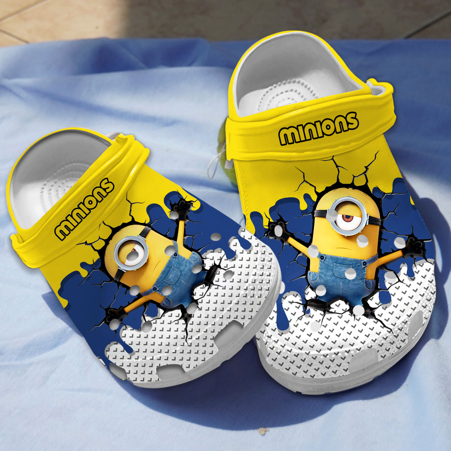 Breathable And Minion Cartoon, Breathable And Crocs Clogs