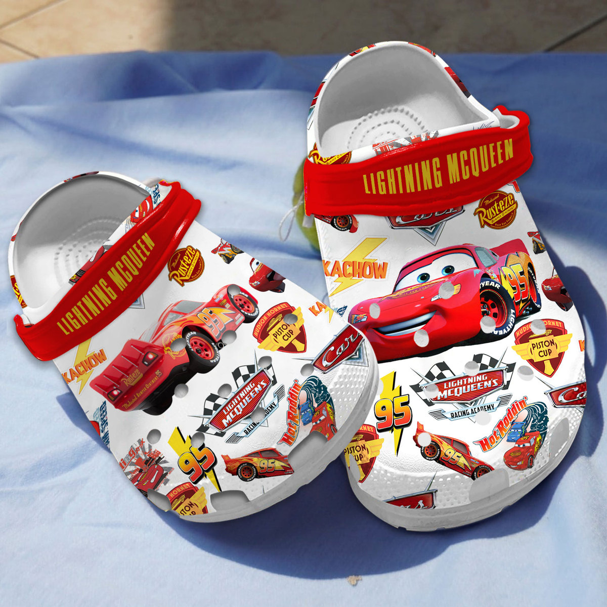 Stylish And Lighting McQueen, Stylish And Crocs Clogs