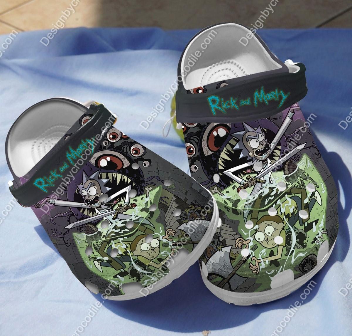 Amazing Rick And Morty Slippers, Amazing Rick Crocs Clogs