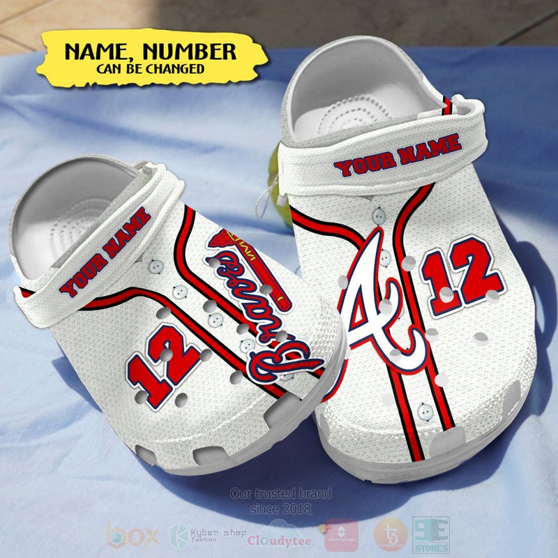 Atlanta Braves MLB Crocs, Atlanta Braves MLB Crocs Clogs 93
