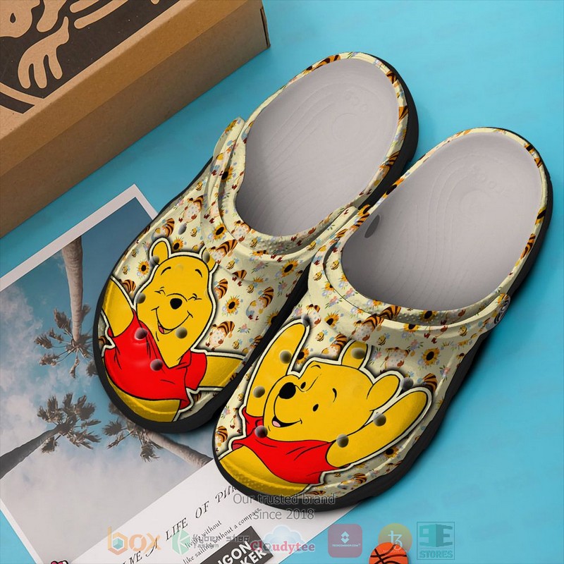 Winnie The Pooh Cartoon Crocs, Winnie The Pooh Crocs Clogs 100