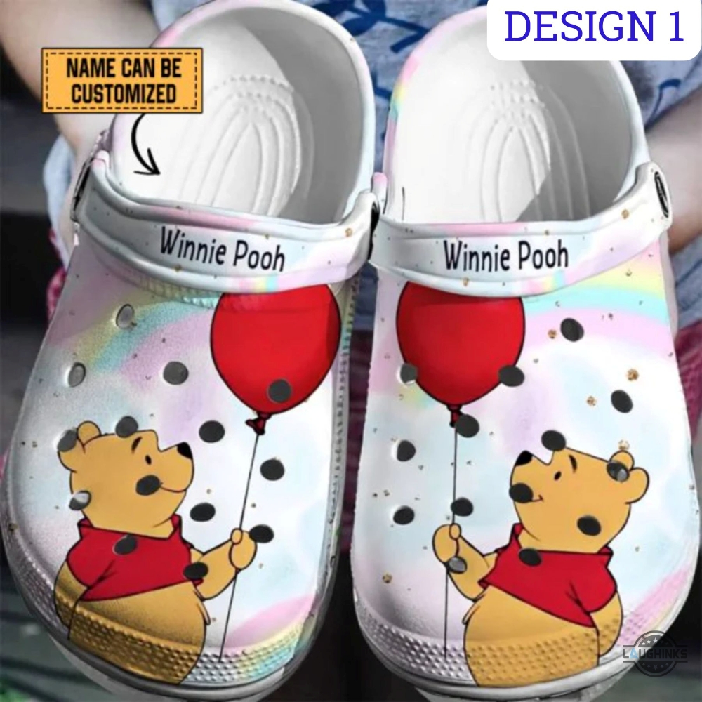 Winnie The Pooh Crocs Adult Uk Us Canada, Winnie The Pooh Crocs Clogs