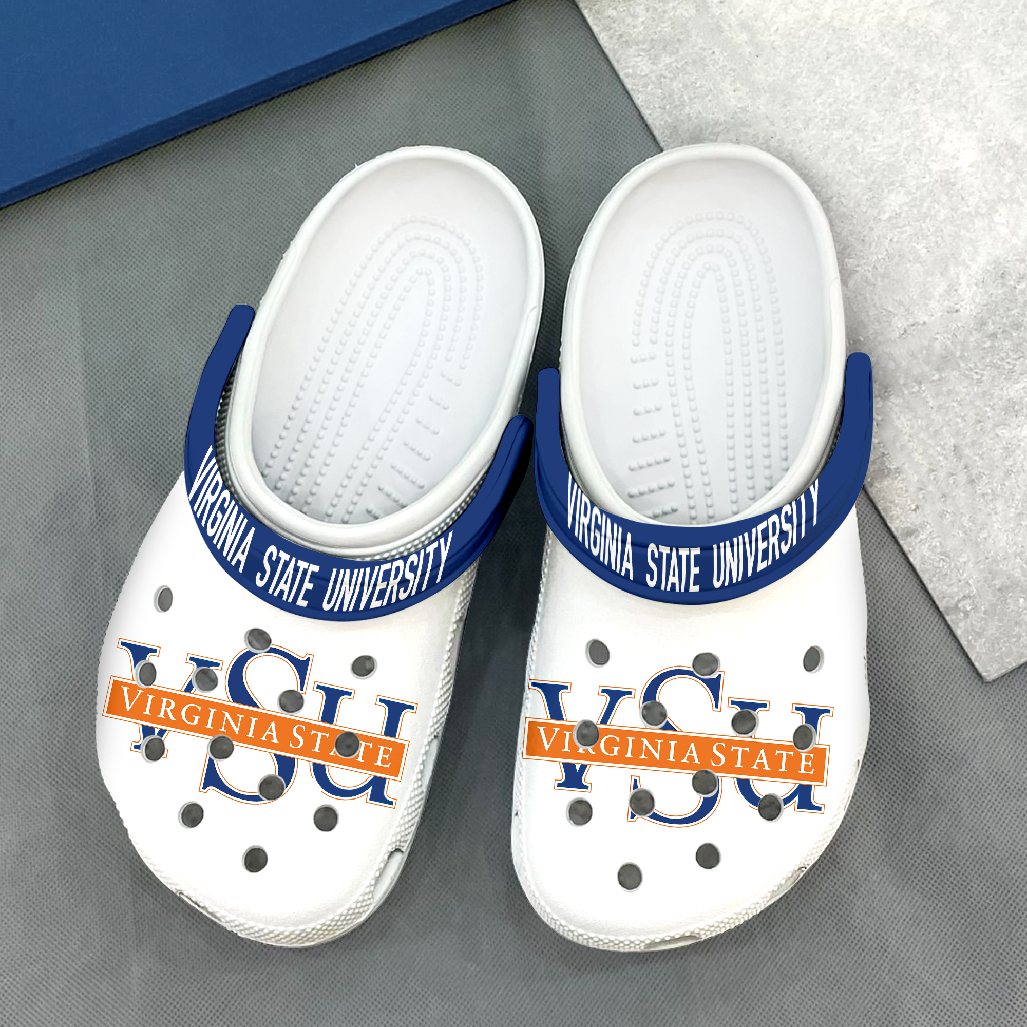 Virginia State University Stylish Casual, Virginia State University Crocs Clogs