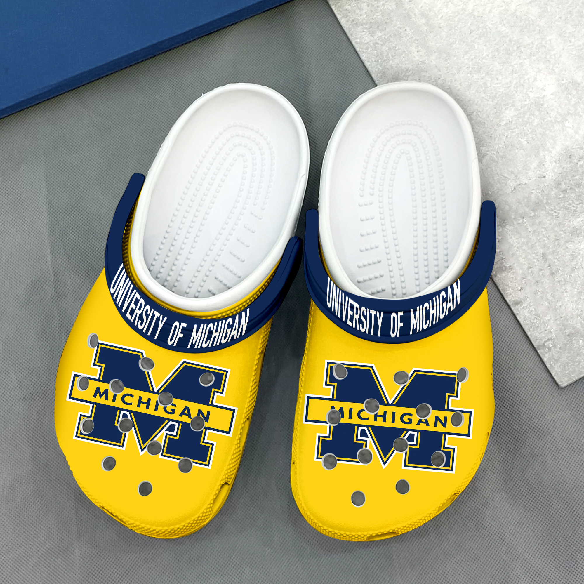University Of Michigan Iconic Fan, University Of Michigan Crocs Clogs