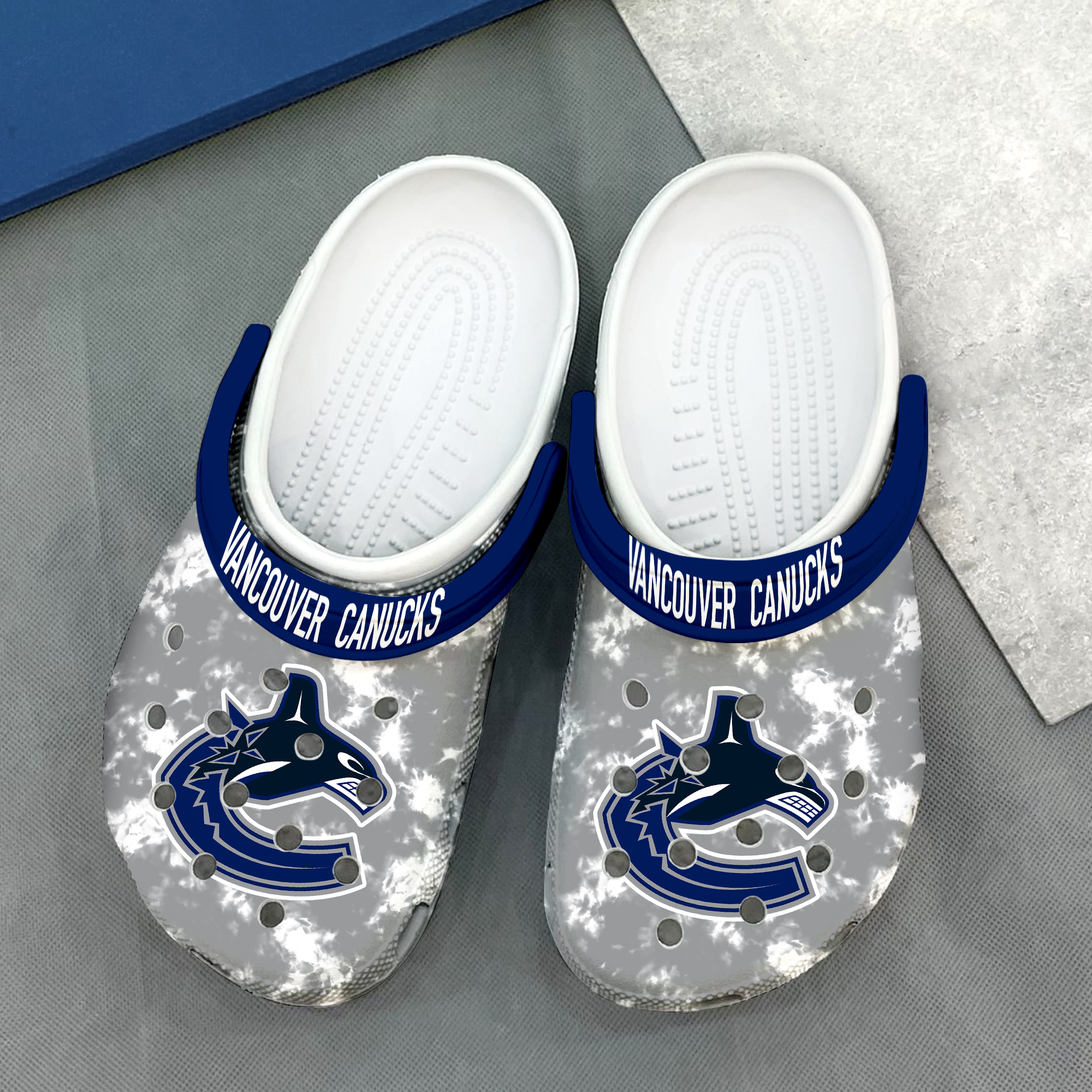 Vancouver Canucks Iconic Fan, Vancouver Canucks Iconic Crocs Clogs