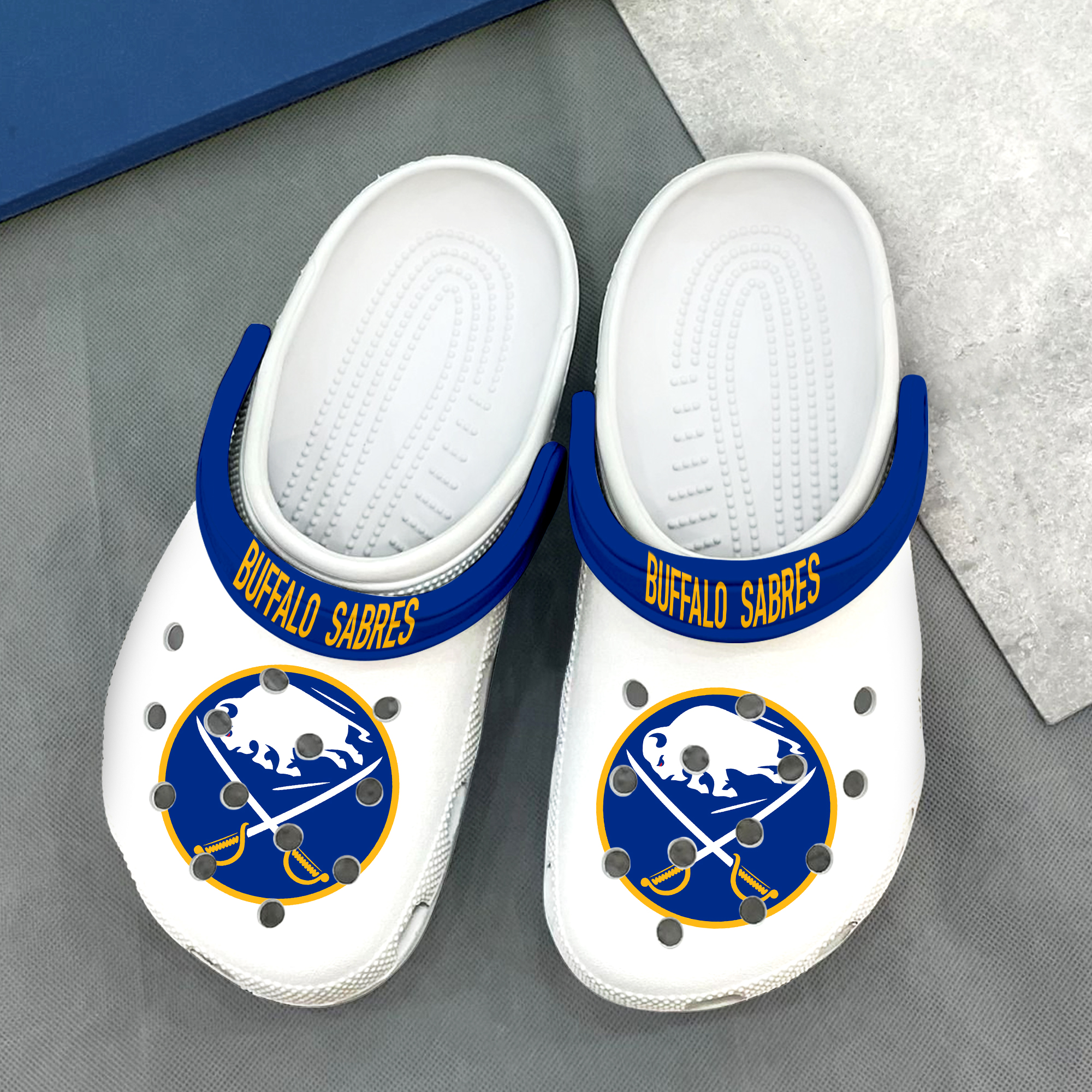 Buffalo Sabres Comfort Sport, Buffalo Sabres Comfort Crocs Clogs