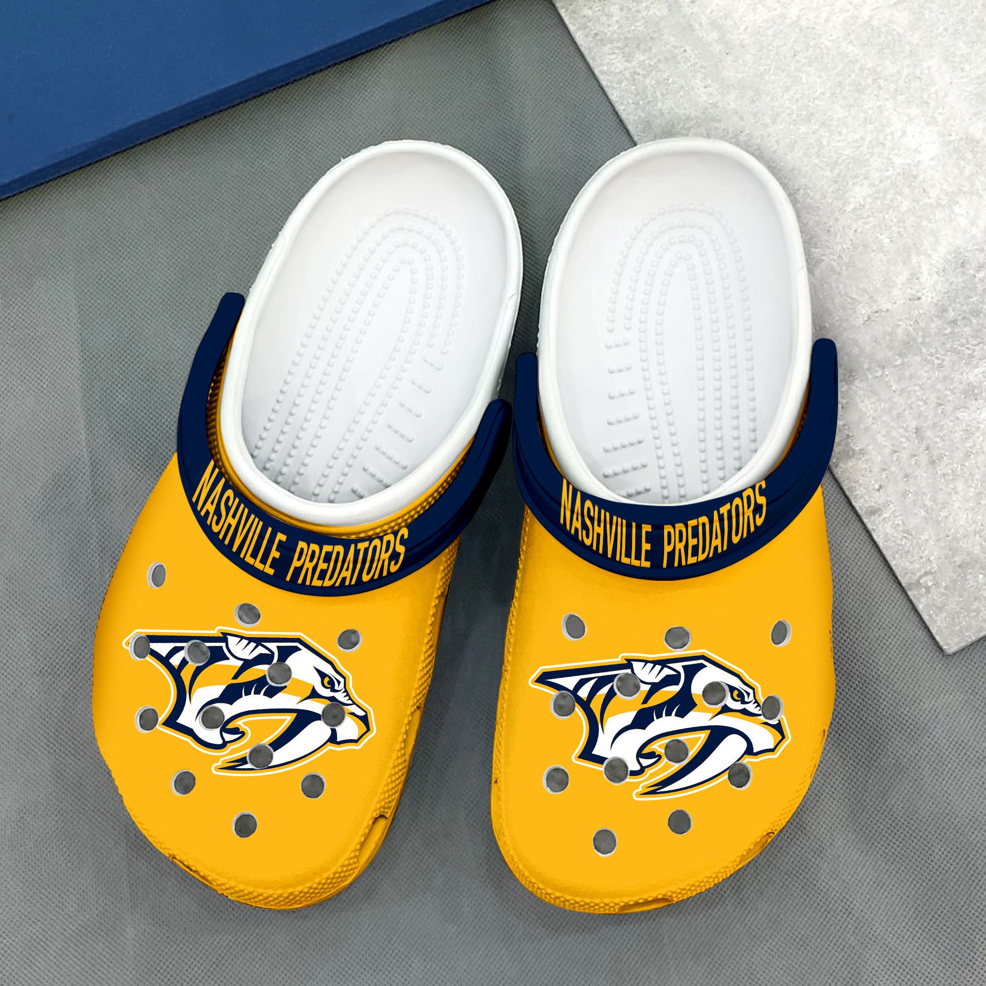 Nashville Predators Breathable Summer, Nashville Predators Breathable Crocs Clogs