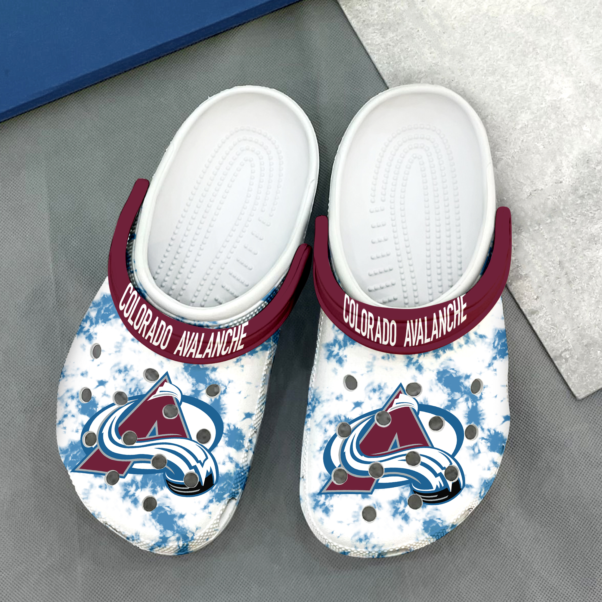 Colorado Avalanche Stylish Casual, Colorado Avalanche Stylish Crocs Clogs
