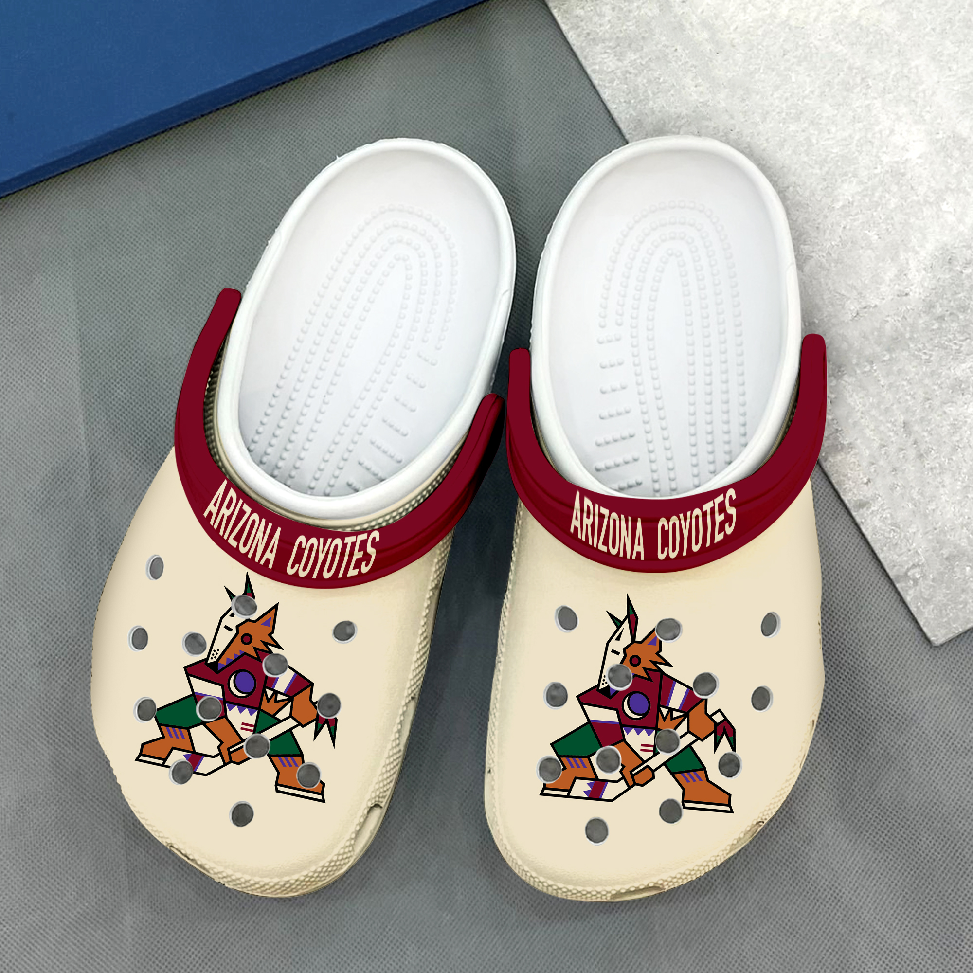 Arizona Coyotes Stylish Casual, Arizona Coyotes Stylish Crocs Clogs