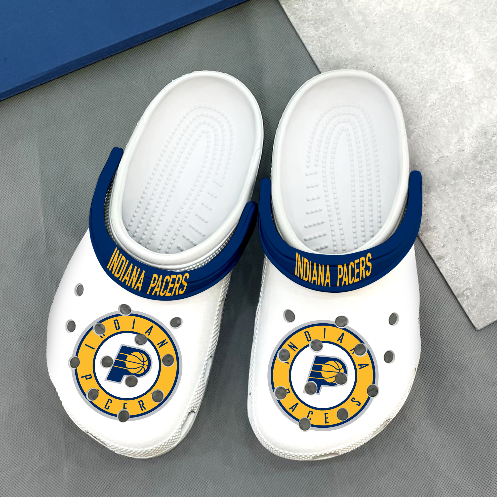 Indiana Pacers Iconic Fan, Indiana Pacers Iconic Crocs Clogs
