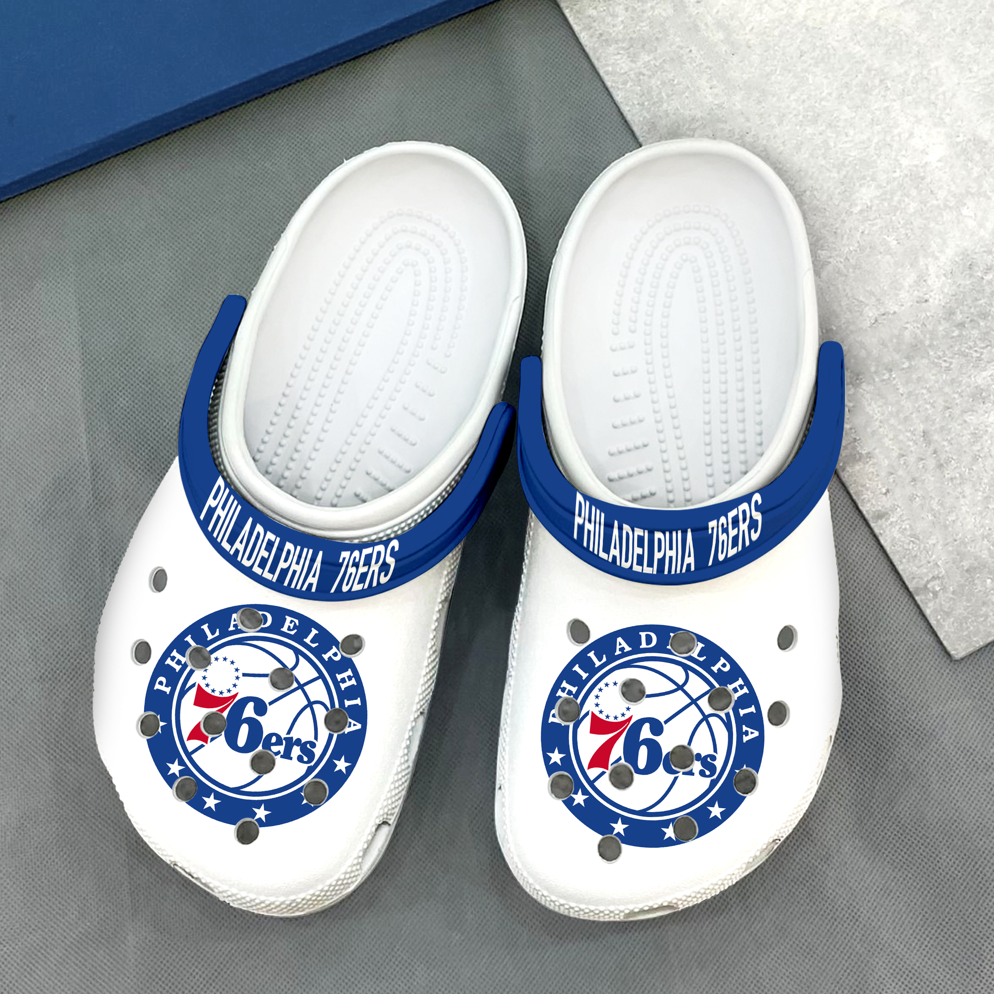 Philadelphia 76ers Stylish Casual, Philadelphia 76ers Stylish Crocs Clogs
