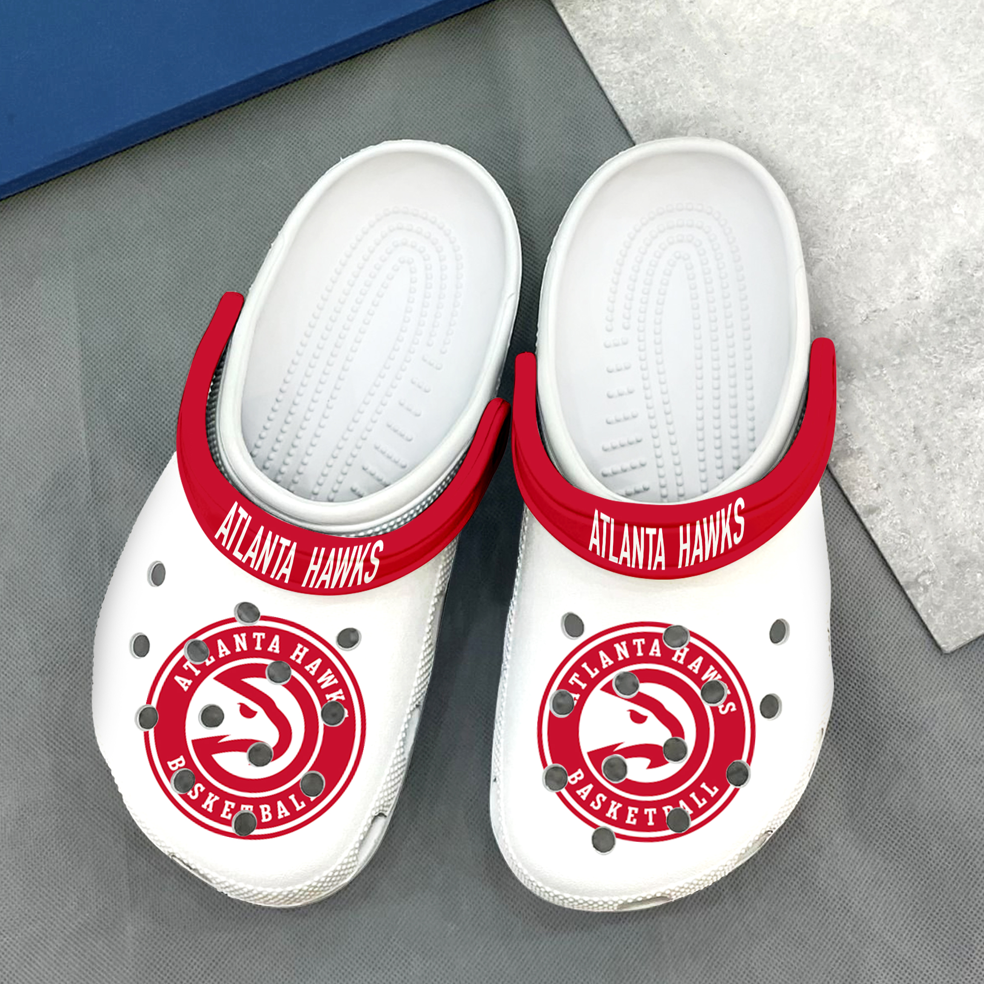 Atlanta Hawks Breathable Summer, Atlanta Hawks Breathable Crocs Clogs