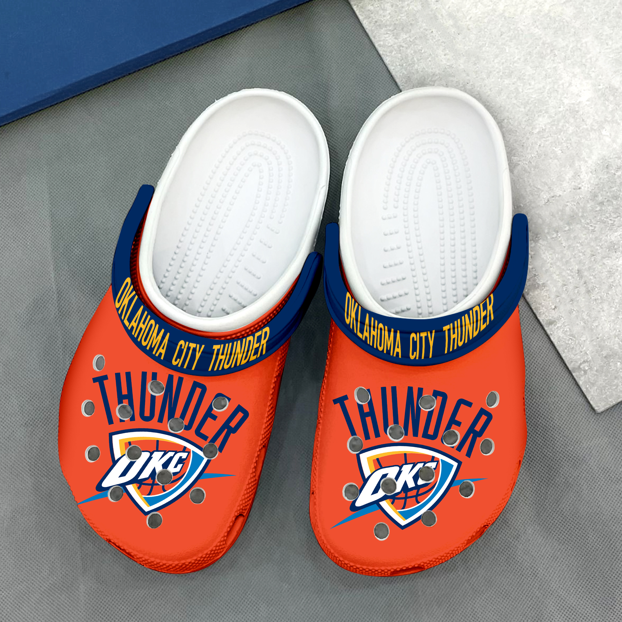 Oklahoma City Thunder Breathable Summer, Oklahoma City Thunder Crocs Clogs
