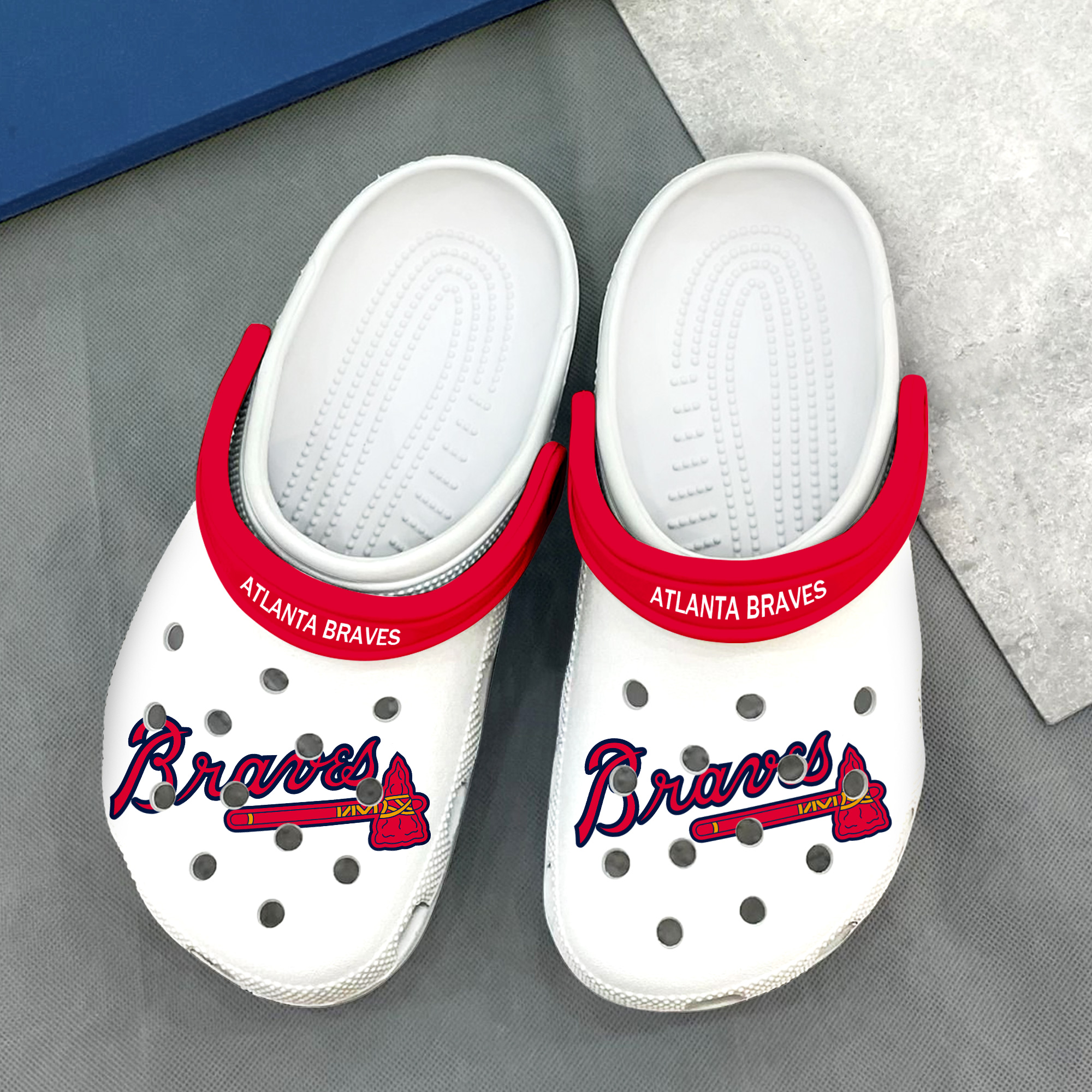 Atlanta Braves Comfort Sport, Atlanta Braves Comfort Crocs Clogs