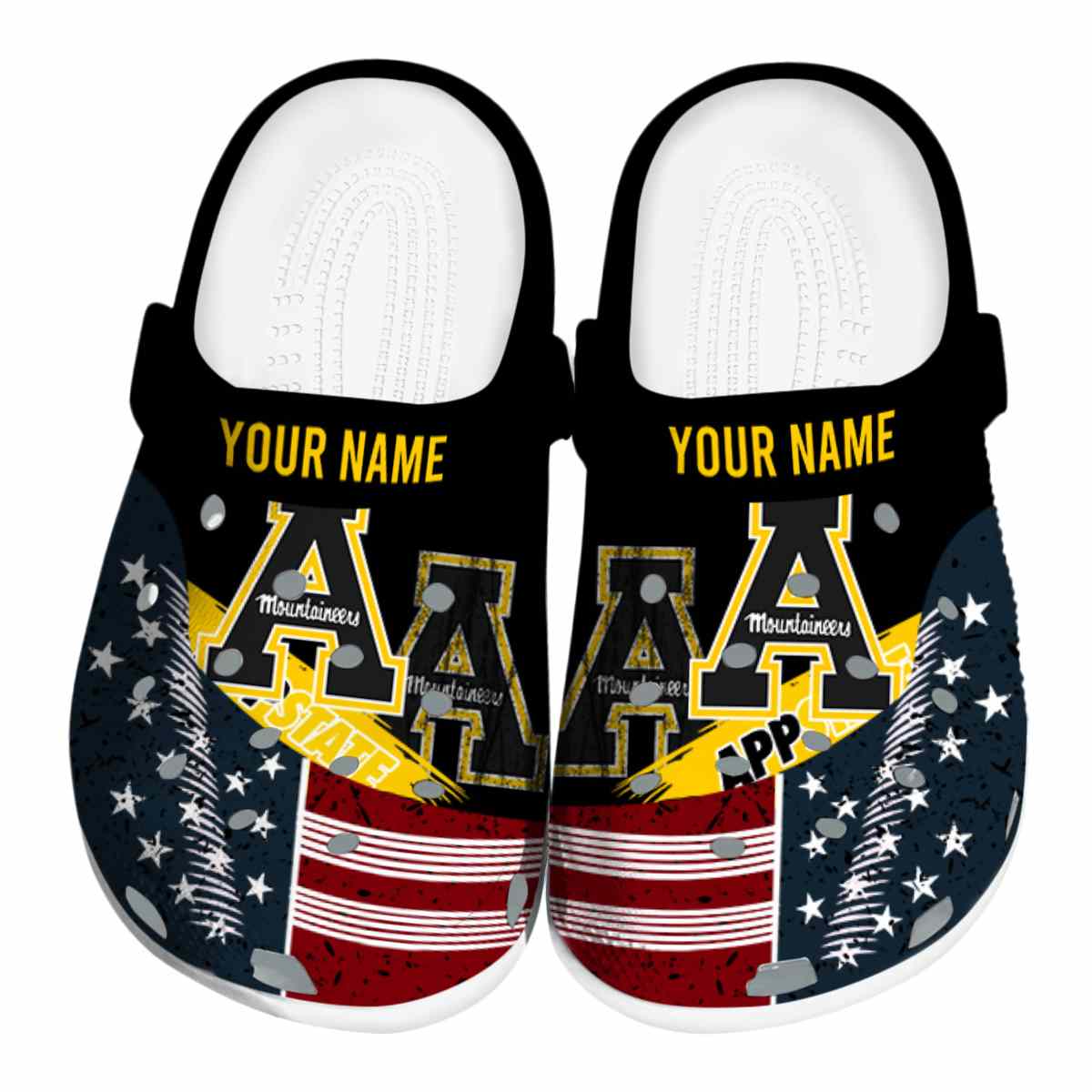 Appalachian State Mountaineers Star,Appalachian State Mountaineers Crocs Clogs