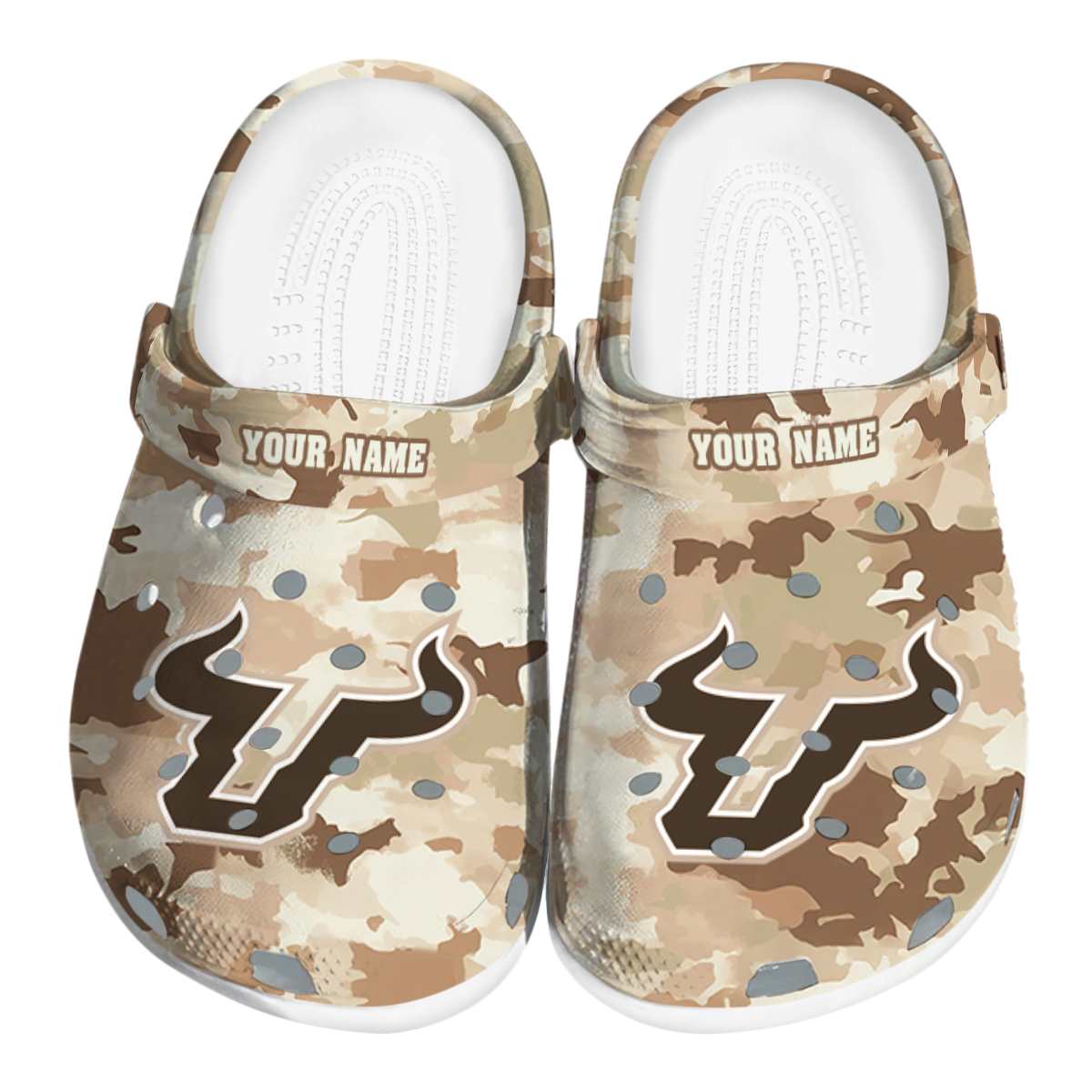 South Florida Bulls Desert Camo, South Florida Bulls Crocs Clogs