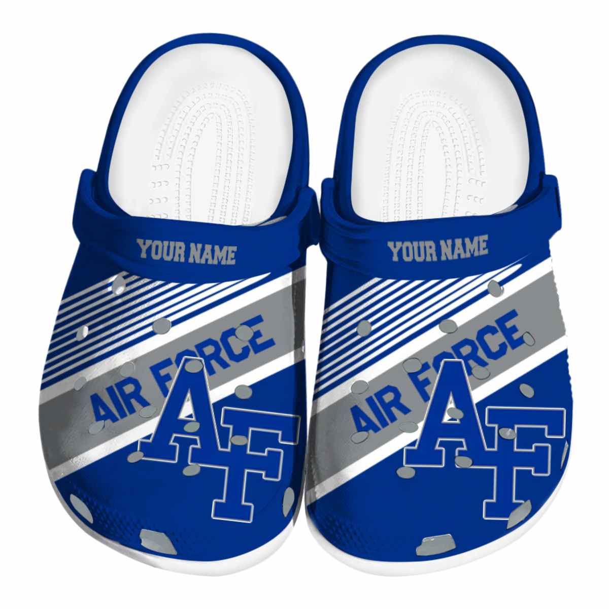 Air Force Falcons Vibrant Dual-Tone, Air Force Falcons Crocs Clogs