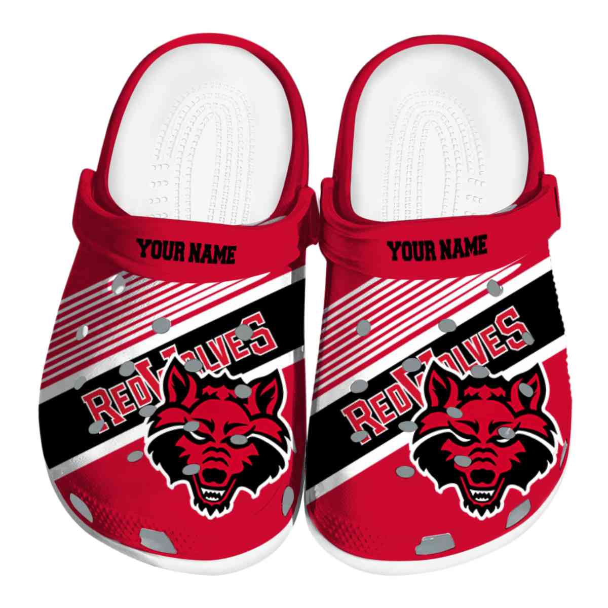 Arkansas State Red Wolves Vibrant Dual-Tone, Arkansas State Red Crocs Clogs