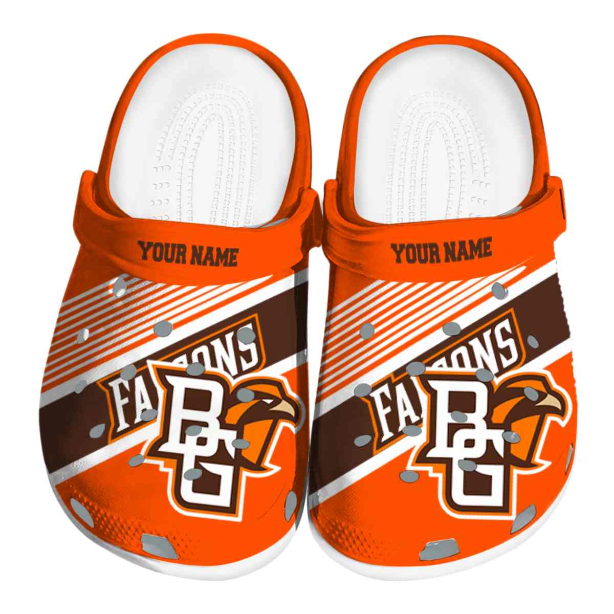 Bowling Green Falcons Vibrant Dual-Tone, Bowling Green Falcons Crocs Clogs