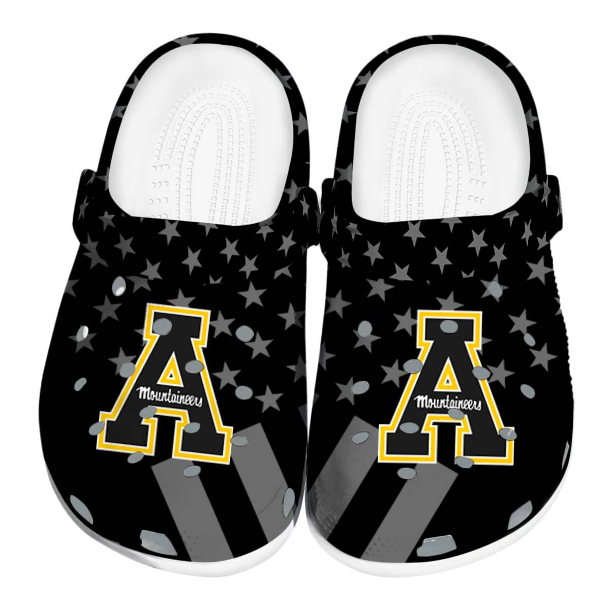Appalachian State Mountaineers Stellar Stripes,Appalachian State Mountaineers Clogs