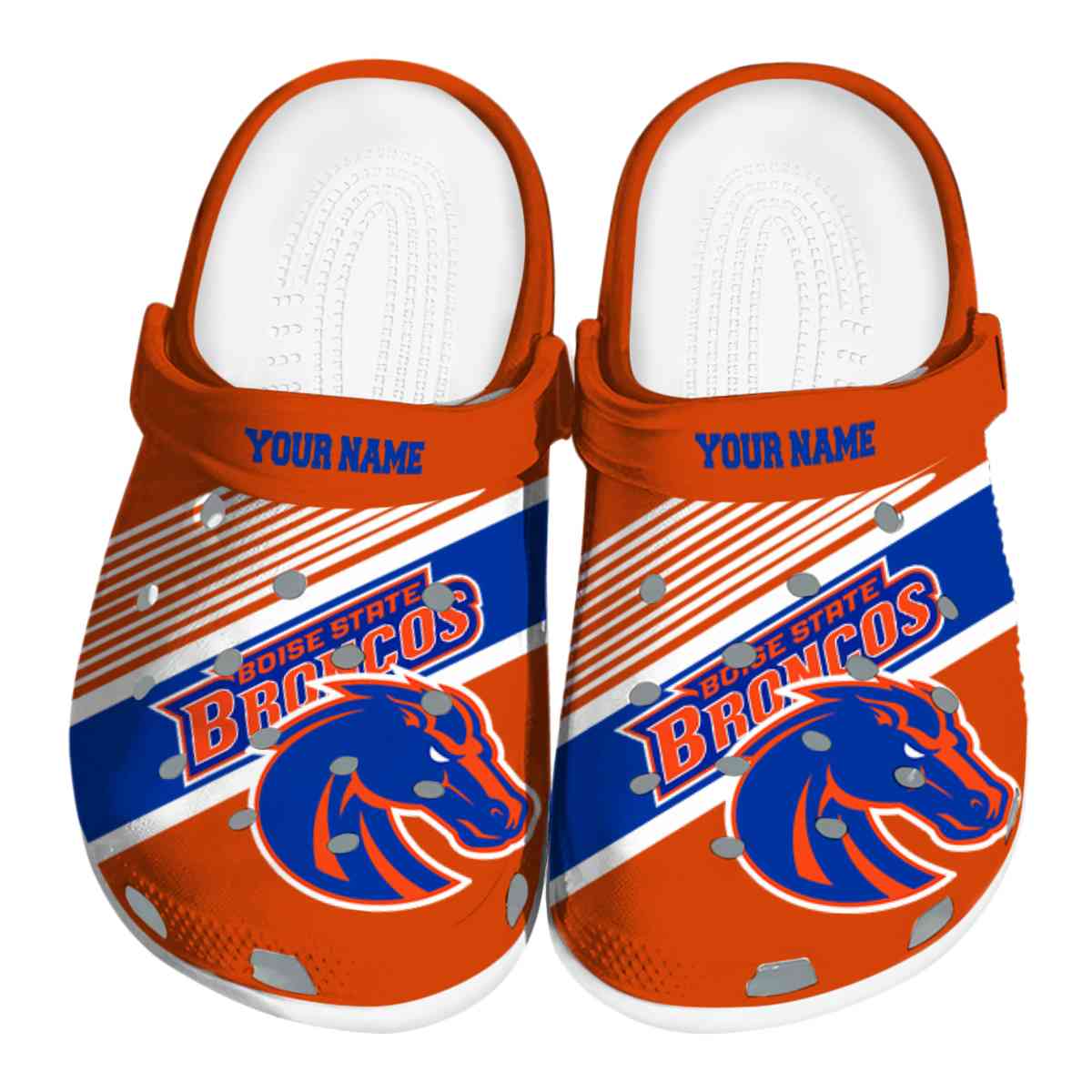 Boise State Broncos Vibrant Dual-Tone, Boise State Broncos Crocs Clogs