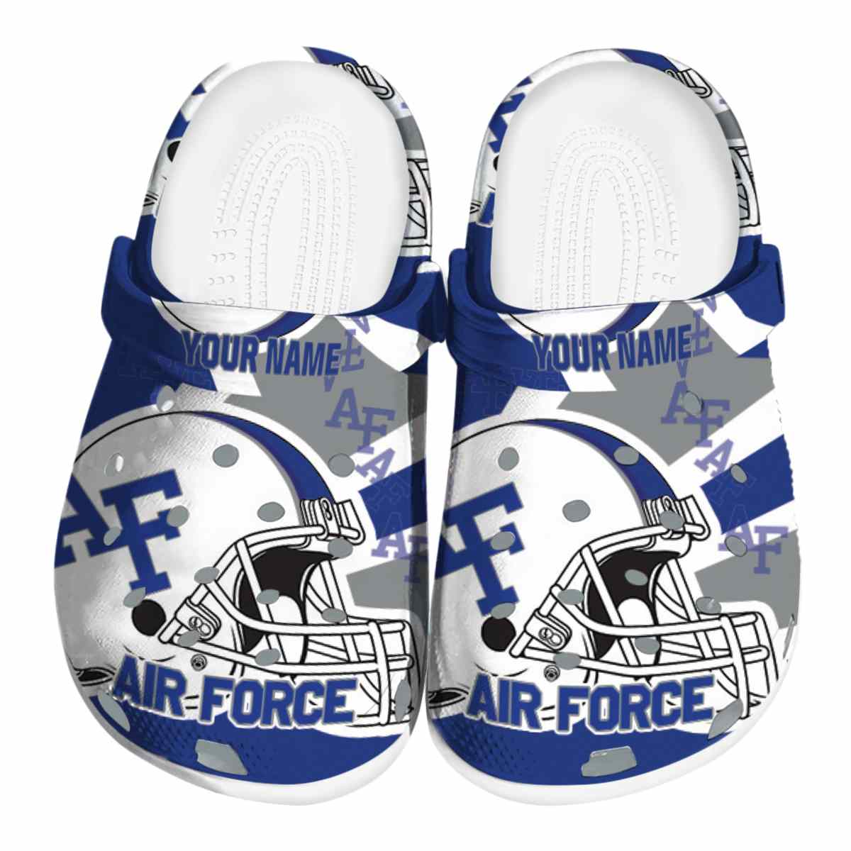Air Force Falcons Football Helmet, Air Force Falcons Crocs Clogs