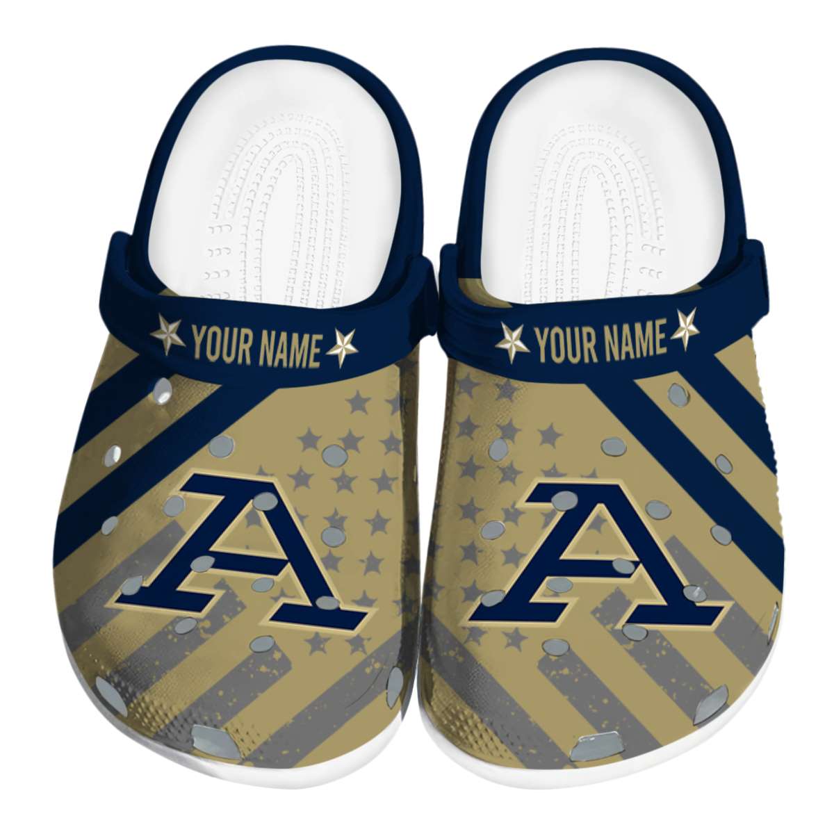 Akron Zips Star-Spangled Graphic, Akron Zips Crocs Clogs