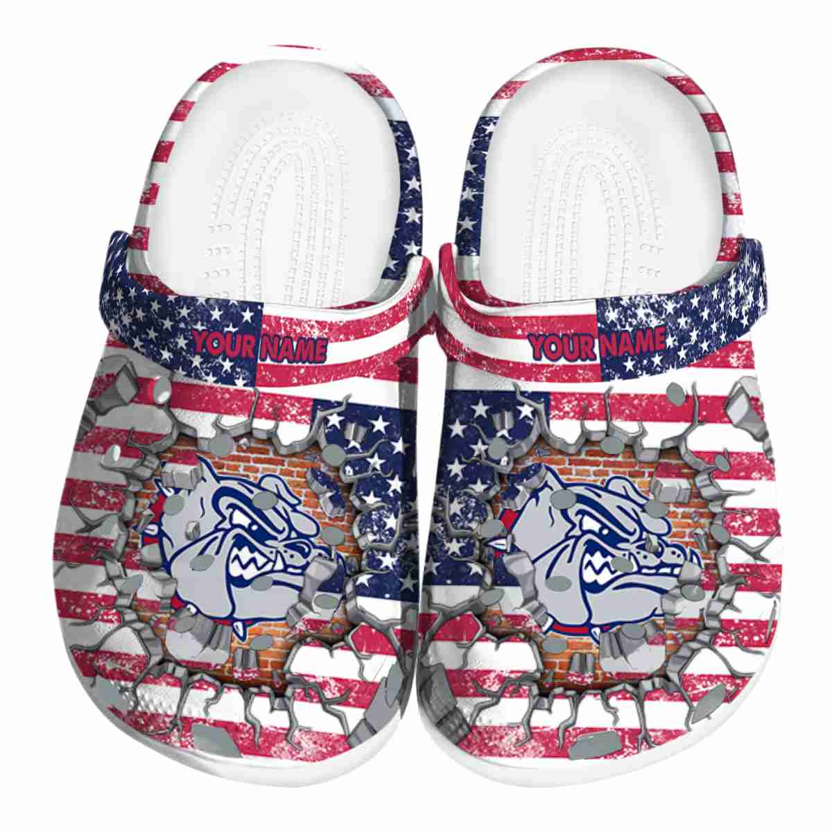Gonzaga Bulldogs Freedom Splinter, Gonzaga Bulldogs Freedom Crocs Clogs