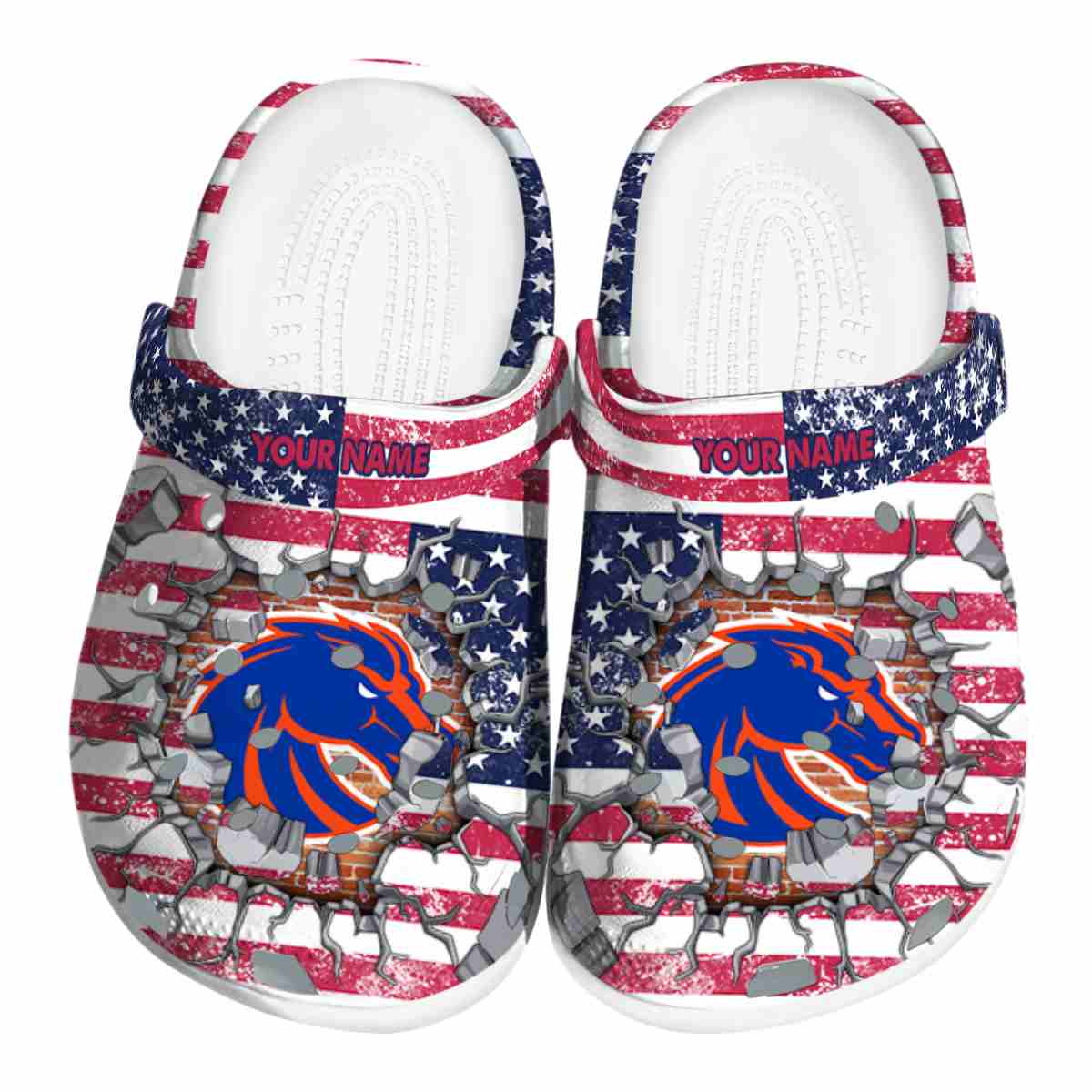 Boise State Broncos Freedom Splinter, Boise State Broncos Crocs Clogs