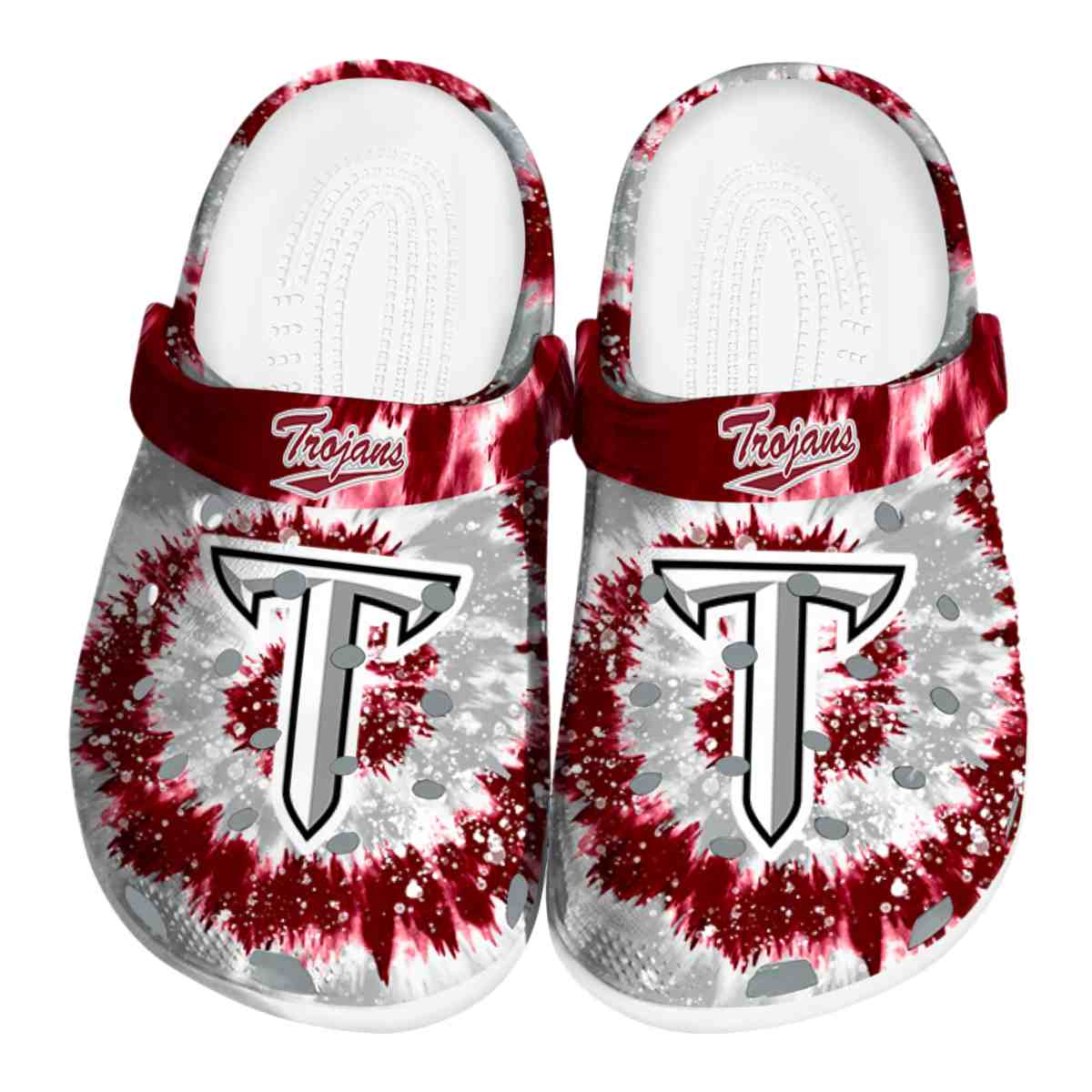 Troy Trojans Radiant Burst Effect, Troy Trojans Radiant Crocs Clogs