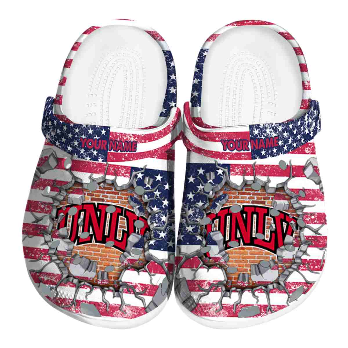 UNLV Rebels Freedom Splinter, UNLV Rebels Freedom Crocs Clogs