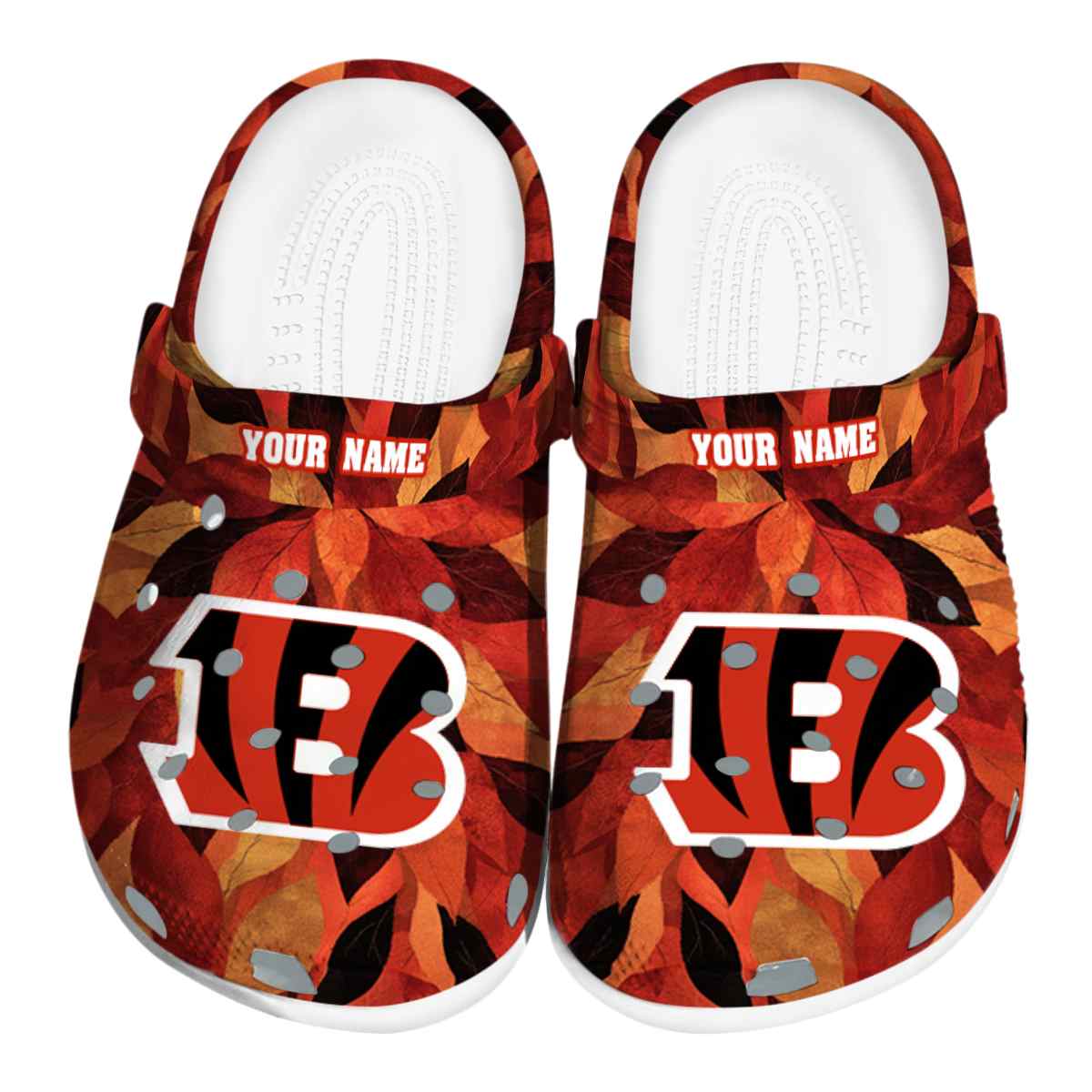 Chicago Bears Autumn Leaves 2025 Crocs, Chicago Bears Autumn Crocs Clogs