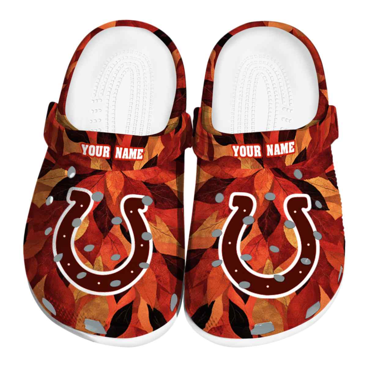 Cleveland Browns Autumn Leaves 2025 Crocs, Cleveland Browns Autumn Crocs Clogs