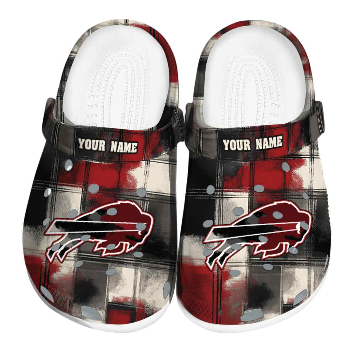 Baltimore Ravens Plaid Fusion 2025 Crocs, Baltimore Ravens Plaid Crocs Clogs