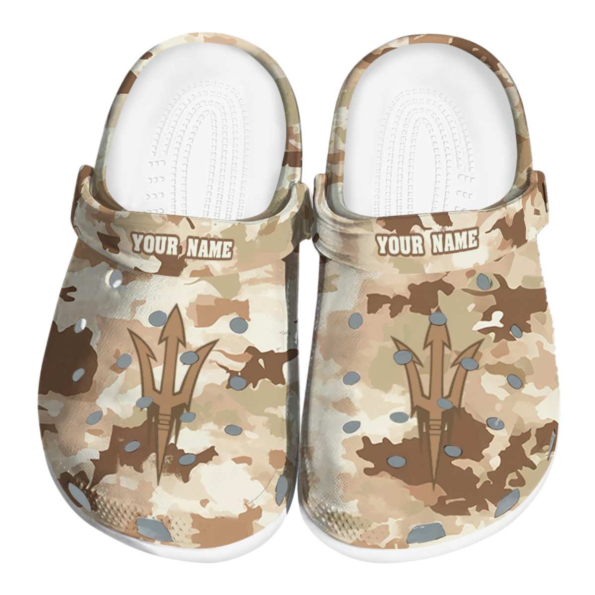 Arizona State Sun Devils Desert Camo, Arizona State Sun Crocs Clogs