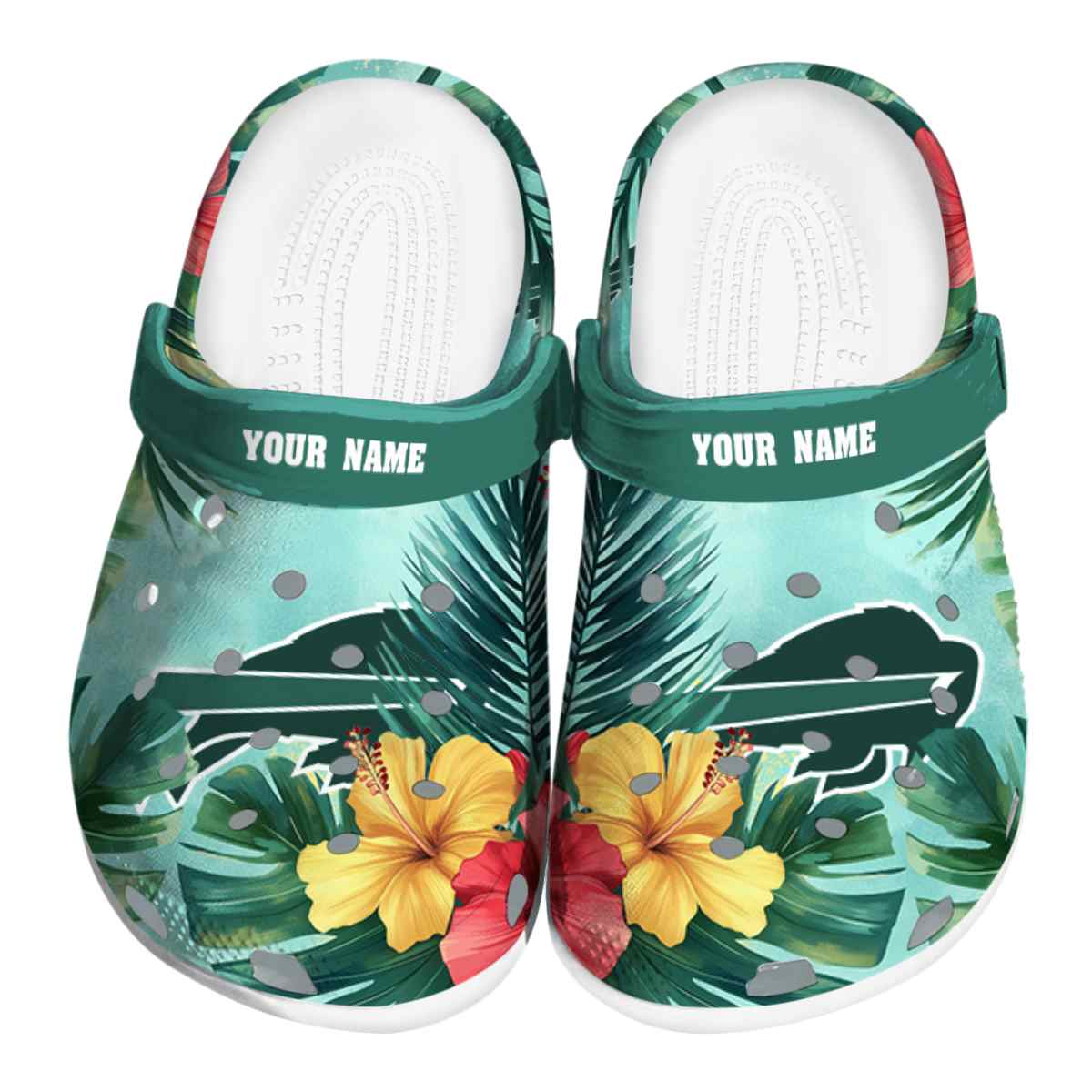 Dallas Cowboys Tropical Vibes 2025 Crocs, Dallas Cowboys Tropical Crocs Clogs