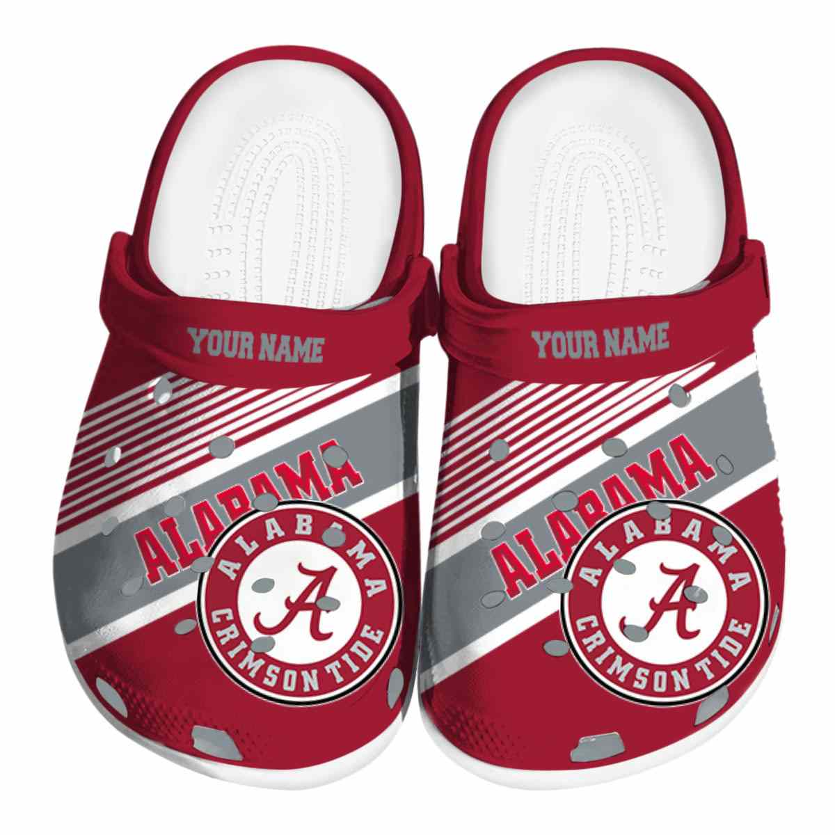 Alabama Crimson Tide Vibrant Dual-Tone, Alabama Crimson Tide Crocs Clogs