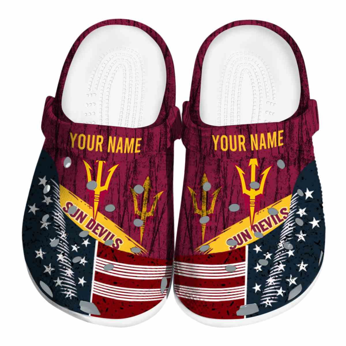 Arizona State Sun Devils Star,Arizona State Sun Crocs Clogs