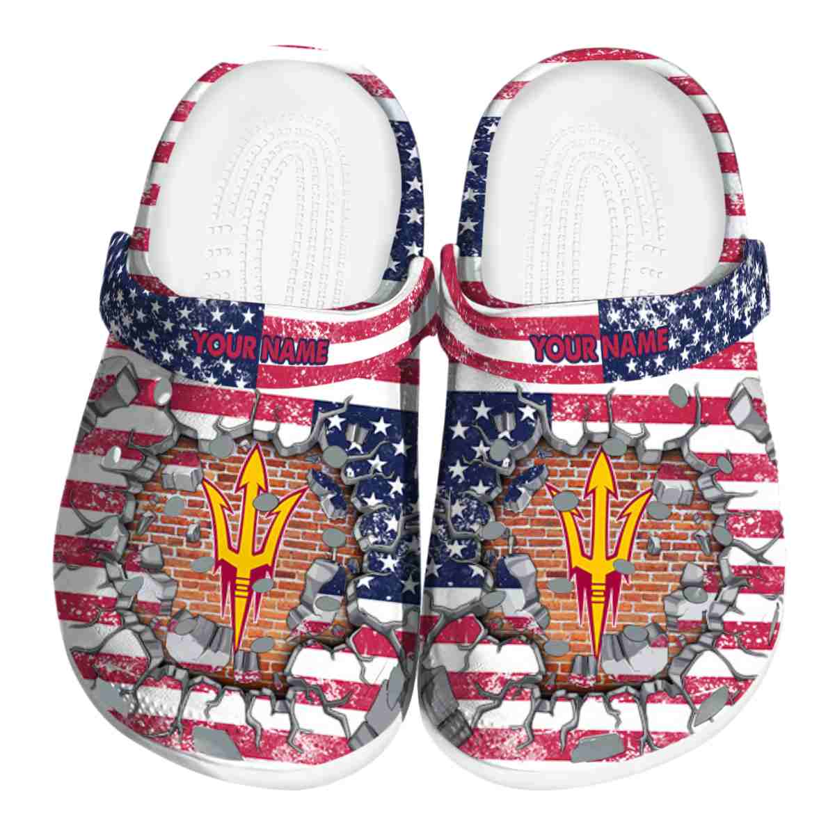 Arizona State Sun Devils Freedom Splinter, Arizona State Sun Crocs Clogs