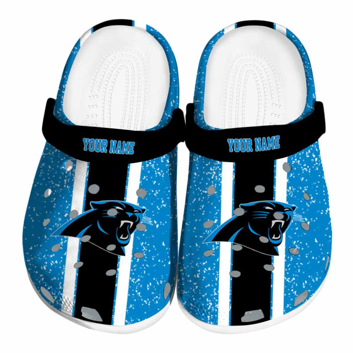 Carolina Panthers Star 2025 Crocs, Carolina Panthers Crocs Clogs