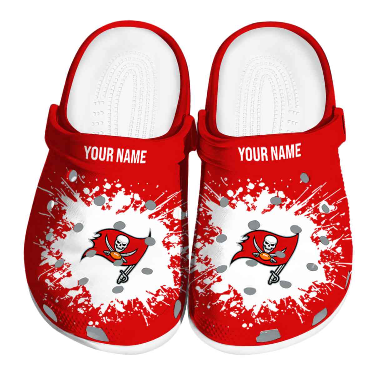 Tampa Bay Buccaneers Star-Spangled Graphic 2025 Crocs, Tampa Bay Buccaneers Crocs Clogs