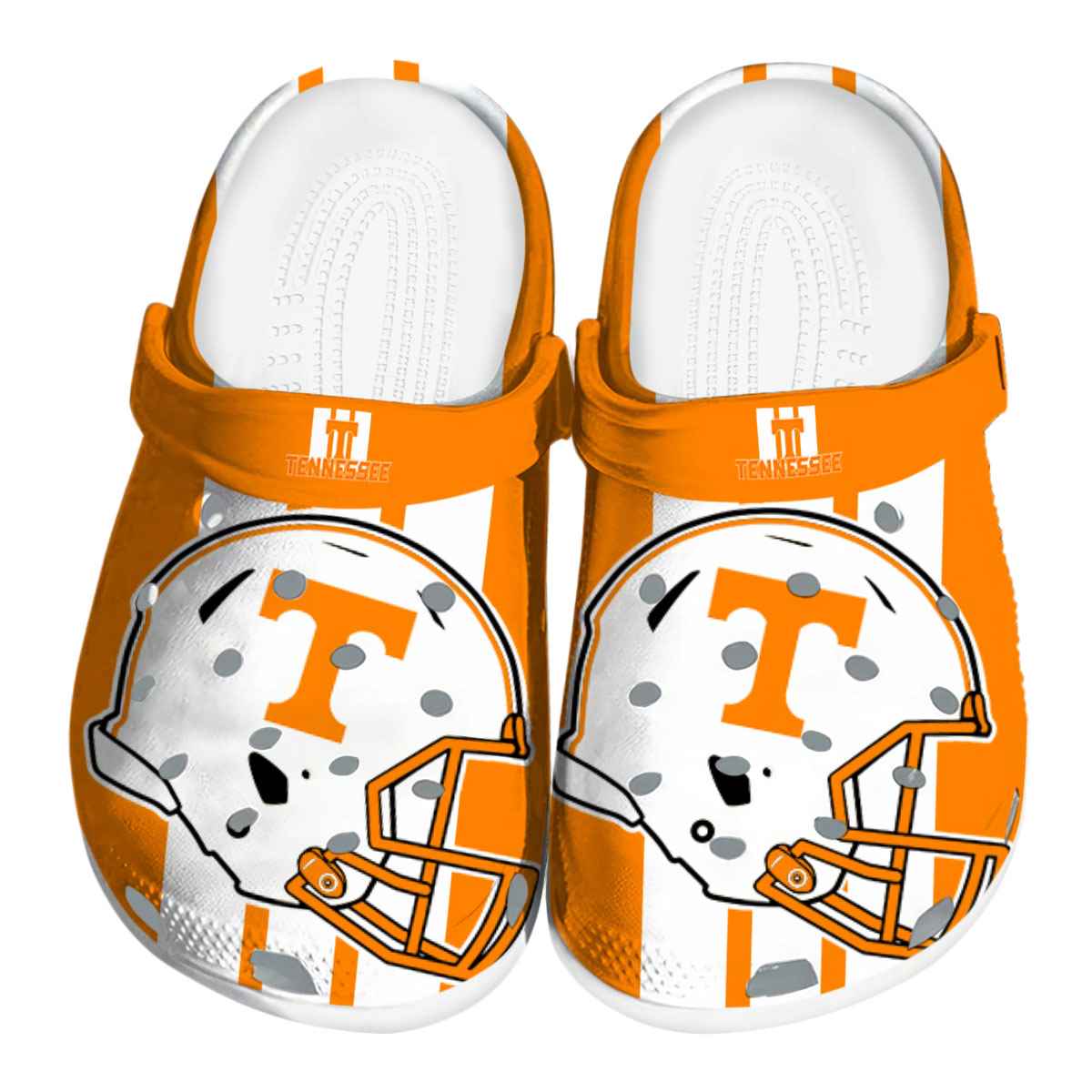 Tennessee Volunteers Helmet Stripes, Tennessee Volunteers Helmet Crocs Clogs