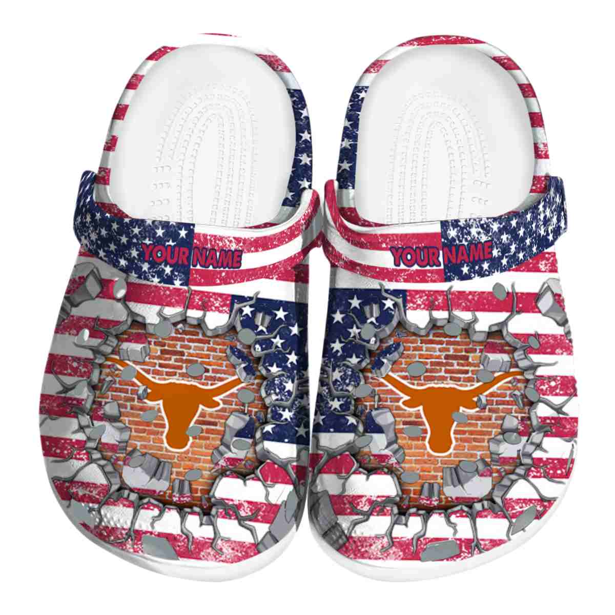 Texas Longhorns Freedom Splinter, Texas Longhorns Freedom Crocs Clogs